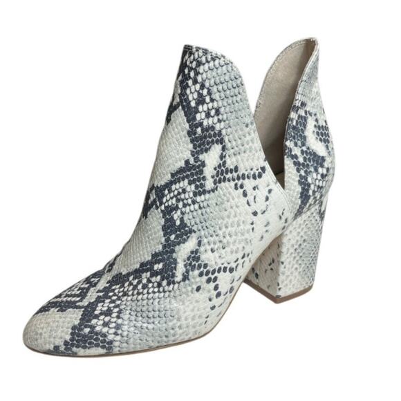 Steve Madden Women’s Snake Skin Print High Heeled Booties Size 8.5M - Picture 1 of 9